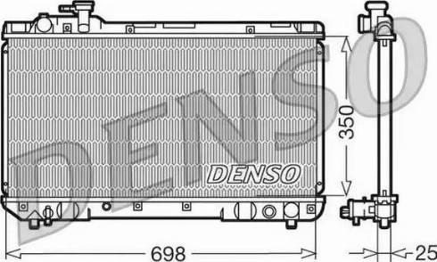 NPS DRM50020 - Radiator, mühərrikin soyudulması furqanavto.az
