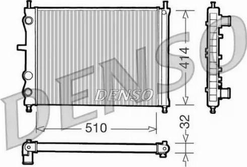 NPS DRM09020 - Radiator, mühərrikin soyudulması furqanavto.az