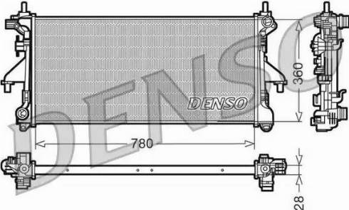 NPS DRM09079 - Radiator, mühərrikin soyudulması furqanavto.az