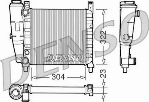 NPS DRM09140 - Radiator, mühərrikin soyudulması furqanavto.az