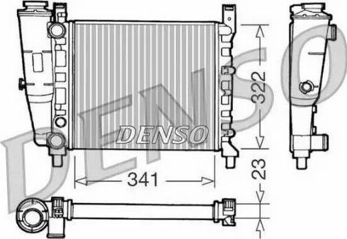 NPS DRM09141 - Radiator, mühərrikin soyudulması furqanavto.az