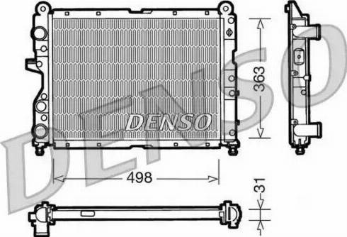 NPS DRM09131 - Radiator, mühərrikin soyudulması furqanavto.az