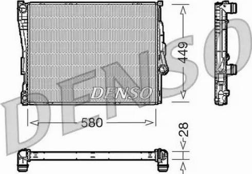 NPS DRM05069 - Radiator, mühərrikin soyudulması furqanavto.az