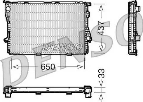 NPS DRM05067 - Radiator, mühərrikin soyudulması furqanavto.az