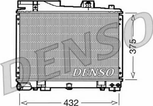 NPS DRM05034 - Radiator, mühərrikin soyudulması furqanavto.az