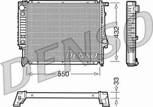 NPS DRM05020 - Radiator, mühərrikin soyudulması furqanavto.az