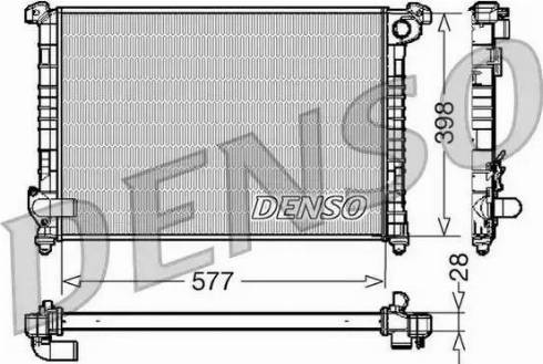 NPS DRM05100 - Radiator, mühərrikin soyudulması furqanavto.az