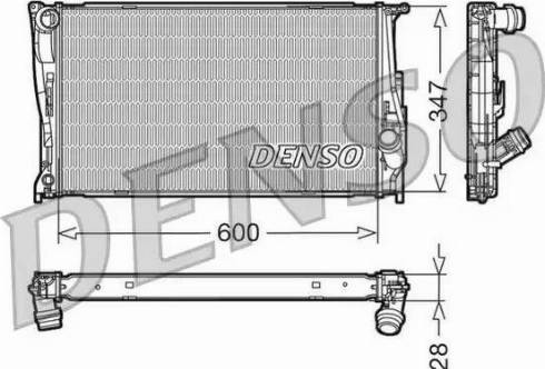 NPS DRM05111 - Radiator, mühərrikin soyudulması furqanavto.az