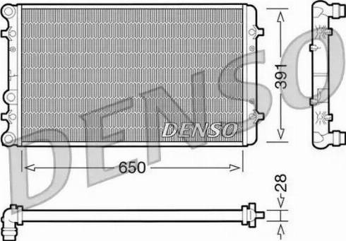 NPS DRM02007 - Radiator, mühərrikin soyudulması furqanavto.az