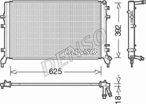 NPS DRM02016 - Radiator, mühərrikin soyudulması furqanavto.az