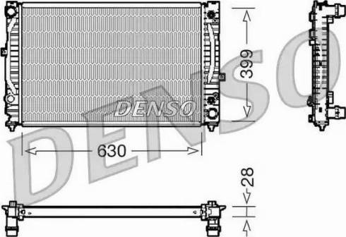 NPS DRM02031 - Radiator, mühərrikin soyudulması furqanavto.az