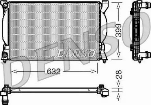 NPS DRM02033 - Radiator, mühərrikin soyudulması furqanavto.az