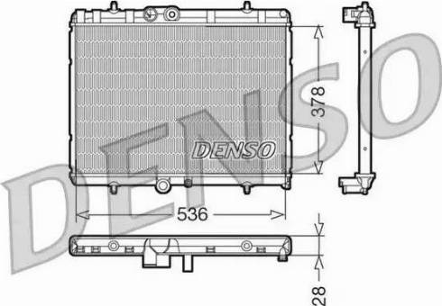 NPS DRM07015 - Radiator, mühərrikin soyudulması furqanavto.az