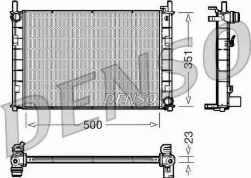 NPS DRM10045 - Radiator, mühərrikin soyudulması furqanavto.az