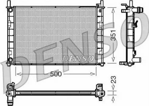 NPS DRM10046 - Radiator, mühərrikin soyudulması furqanavto.az