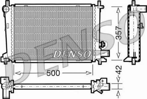 NPS DRM10040 - Radiator, mühərrikin soyudulması furqanavto.az