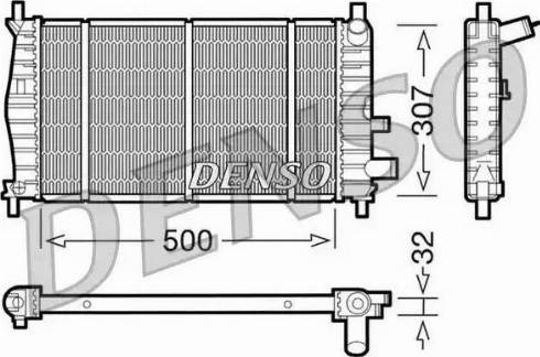 NPS DRM10042 - Radiator, mühərrikin soyudulması furqanavto.az