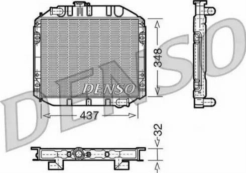 NPS DRM10001 - Radiator, mühərrikin soyudulması furqanavto.az