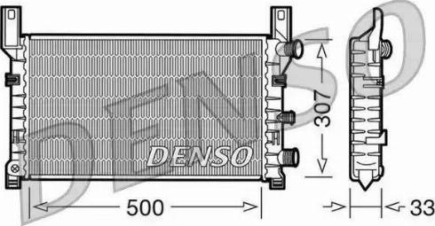 NPS DRM10035 - Radiator, mühərrikin soyudulması furqanavto.az