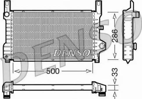 NPS DRM10036 - Radiator, mühərrikin soyudulması furqanavto.az