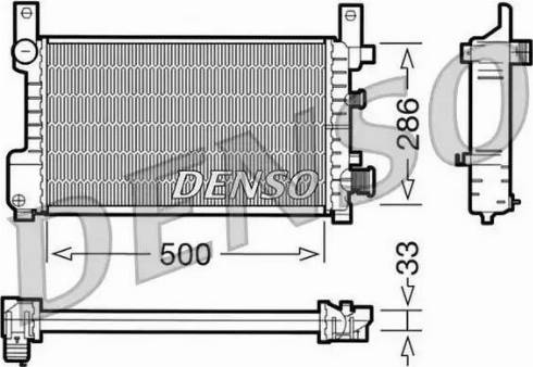 NPS DRM10037 - Radiator, mühərrikin soyudulması furqanavto.az