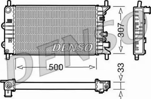 NPS DRM10024 - Radiator, mühərrikin soyudulması furqanavto.az