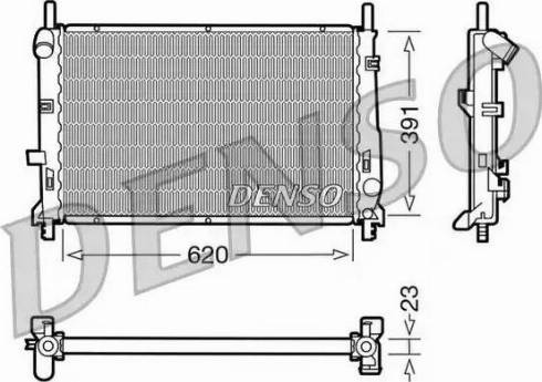 NPS DRM10070 - Radiator, mühərrikin soyudulması furqanavto.az