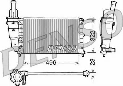 NPS DRM13003 - Radiator, mühərrikin soyudulması furqanavto.az