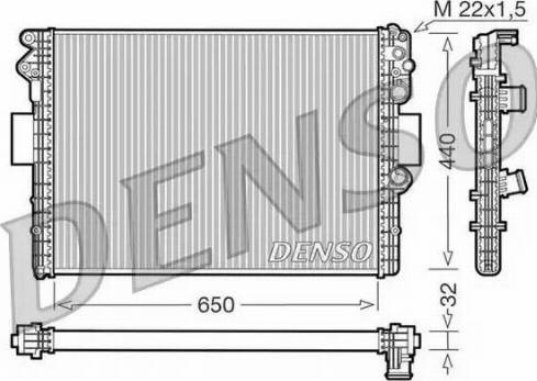 NPS DRM12001 - Radiator, mühərrikin soyudulması furqanavto.az