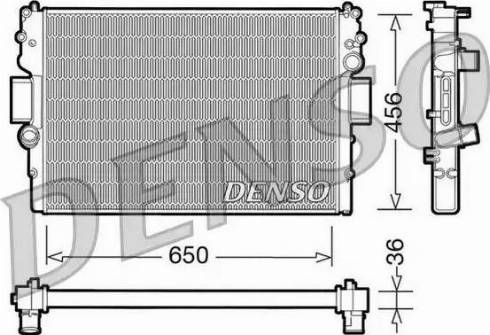 NPS DRM12007 - Radiator, mühərrikin soyudulması furqanavto.az