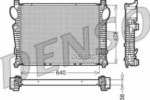 NPS DRM17095 - Radiator, mühərrikin soyudulması furqanavto.az