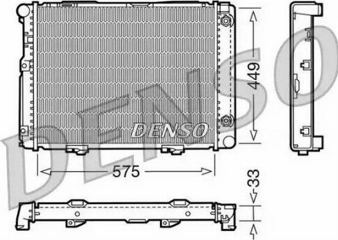 NPS DRM17061 - Radiator, mühərrikin soyudulması furqanavto.az