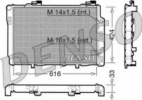 NPS DRM17071 - Radiator, mühərrikin soyudulması furqanavto.az