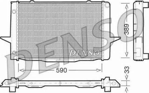 NPS DRM33041 - Radiator, mühərrikin soyudulması furqanavto.az