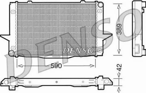 NPS DRM33043 - Radiator, mühərrikin soyudulması furqanavto.az