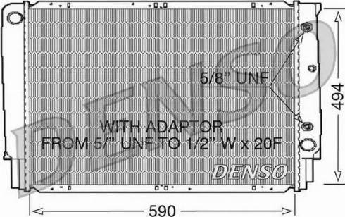 NPS DRM33054 - Radiator, mühərrikin soyudulması furqanavto.az