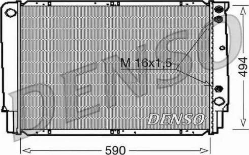NPS DRM33053 - Radiator, mühərrikin soyudulması furqanavto.az