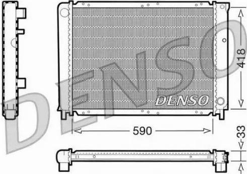 NPS DRM33031 - Radiator, mühərrikin soyudulması furqanavto.az