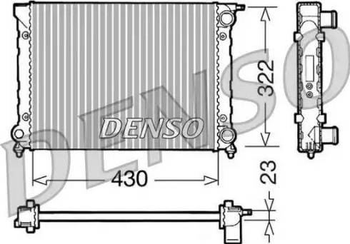 NPS DRM32004 - Radiator, mühərrikin soyudulması furqanavto.az