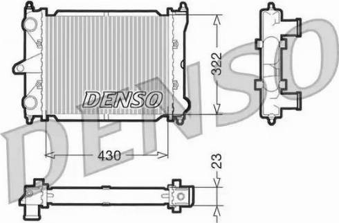 NPS DRM32033 - Radiator, mühərrikin soyudulması furqanavto.az