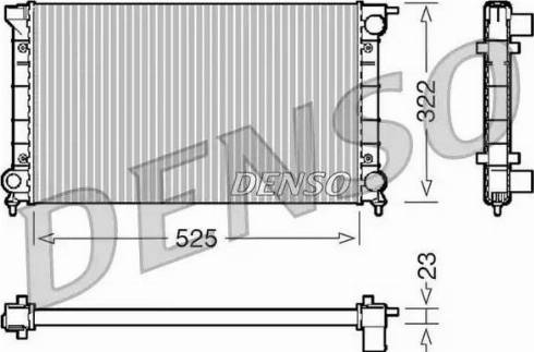 NPS DRM32024 - Radiator, mühərrikin soyudulması furqanavto.az