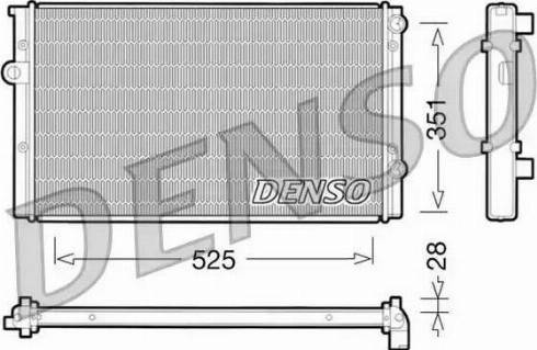 NPS DRM32028 - Radiator, mühərrikin soyudulması furqanavto.az