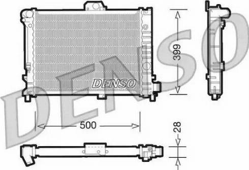 NPS DRM25005 - Radiator, mühərrikin soyudulması furqanavto.az