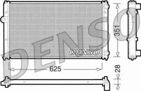 NPS DRM26001 - Radiator, mühərrikin soyudulması furqanavto.az