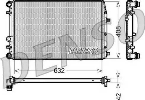 NPS DRM26011 - Radiator, mühərrikin soyudulması furqanavto.az