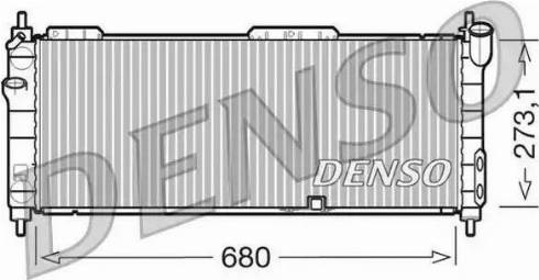 NPS DRM20042 - Radiator, mühərrikin soyudulması furqanavto.az