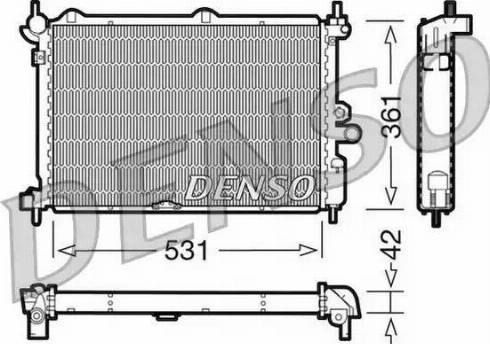NPS DRM20014 - Radiator, mühərrikin soyudulması furqanavto.az