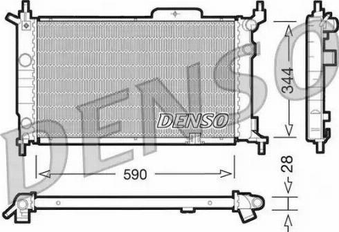 NPS DRM20015 - Radiator, mühərrikin soyudulması furqanavto.az