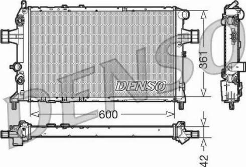 NPS DRM20016 - Radiator, mühərrikin soyudulması furqanavto.az