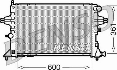 NPS DRM20084 - Radiator, mühərrikin soyudulması furqanavto.az